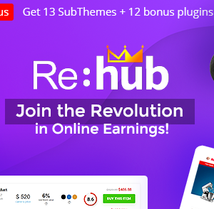 REHub WordPress Theme - Price Comparison, Multi Vendor Marketplace